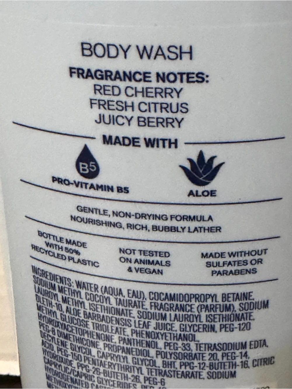 2 Bath & Body Works Firecracker Pop Body Washes — Cherry, Citrus, Berry
